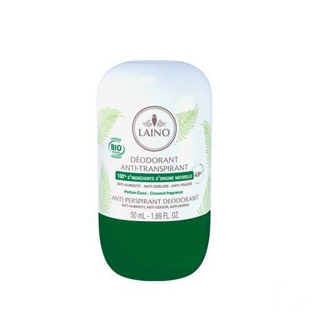 Laino Deodorant Anti Transpirant Coco Roll On 50 ml  -  Laboratoires Gilbert Benelux