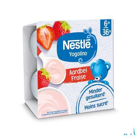 Nestle Yogolino Strawberry 4x100 gr  -  Nestle