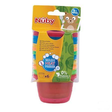 Nuby Pots Pour Encas - 300 ml - 3m +   -  New Valmar