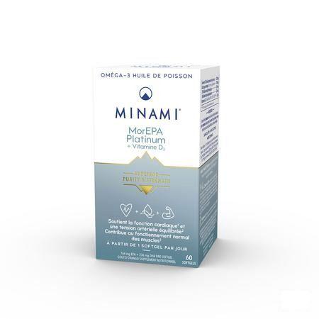 Minami Morepa Platinum + vit D3 1000 Iu Capsule 60  -  Nestle