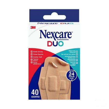 Nexcare 3M Duo Pansement Assortiment 40  -  3M