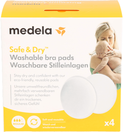 Medela Zoogkompres Wasbaar 4  -  Medela