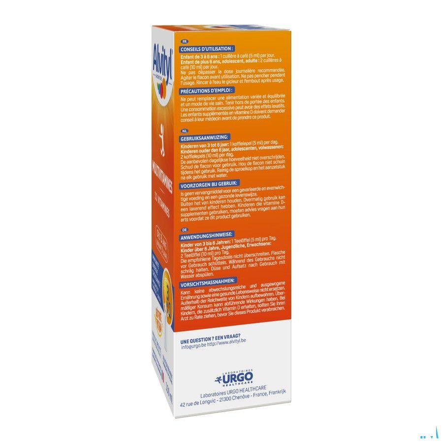 Alvityl Multivitaminen Drinkb.opl Flacon 150 ml  -  Urgo Healthcare