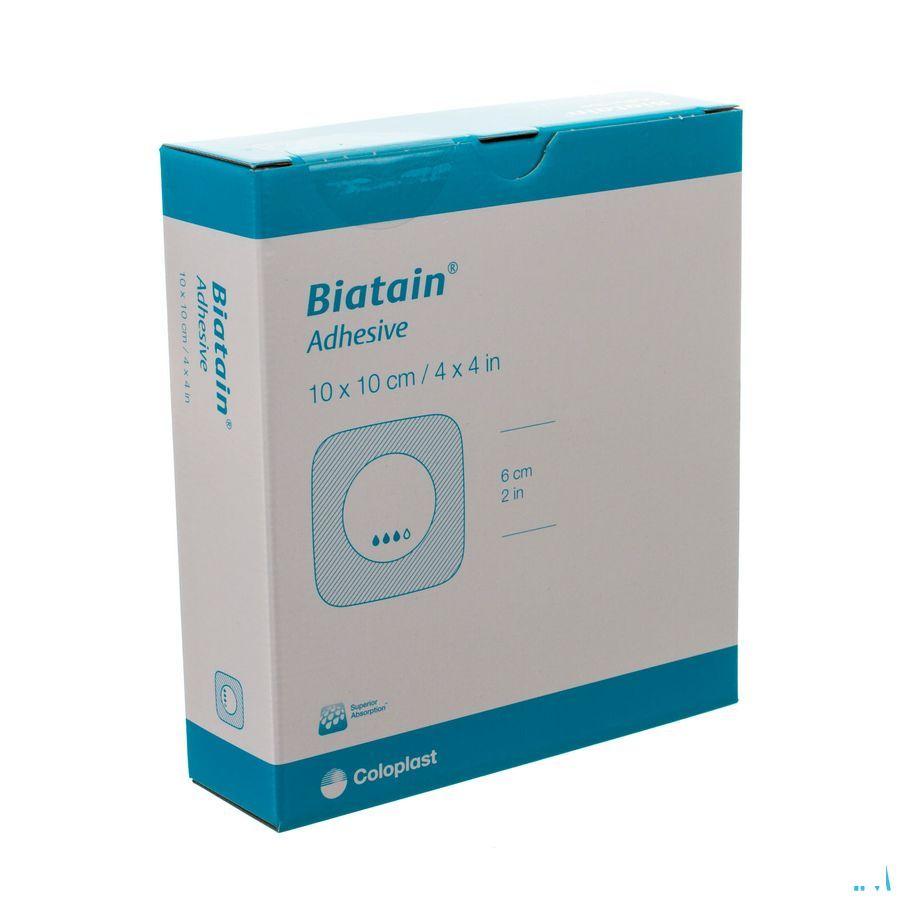 Biatain Schuimverband Adh 10,0X10,0Cm 10 33430  -  Coloplast