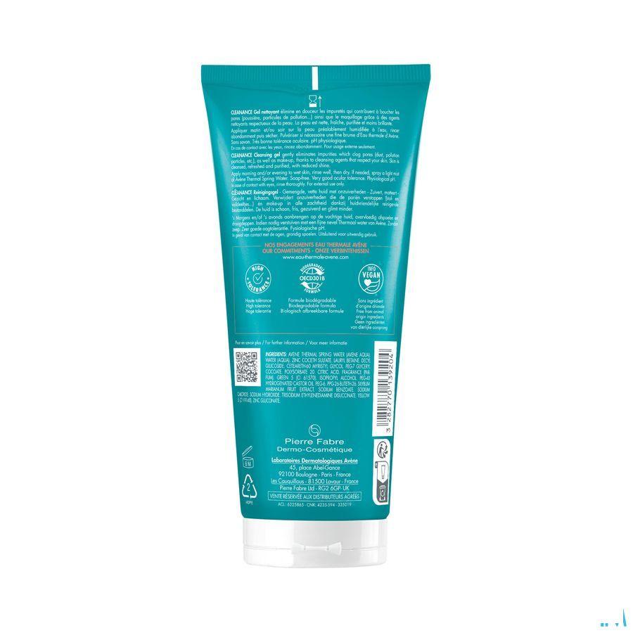 Avene Cleanance Reinigende Gel Tube 200 ml  -  Avene