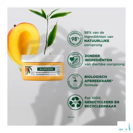 Klorane Capilaire Masker Mango Pot 150 ml