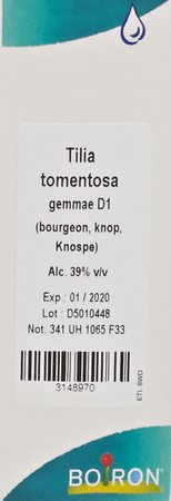 Tilia Tomentosa Gemmo D1 60 ml  -  Boiron