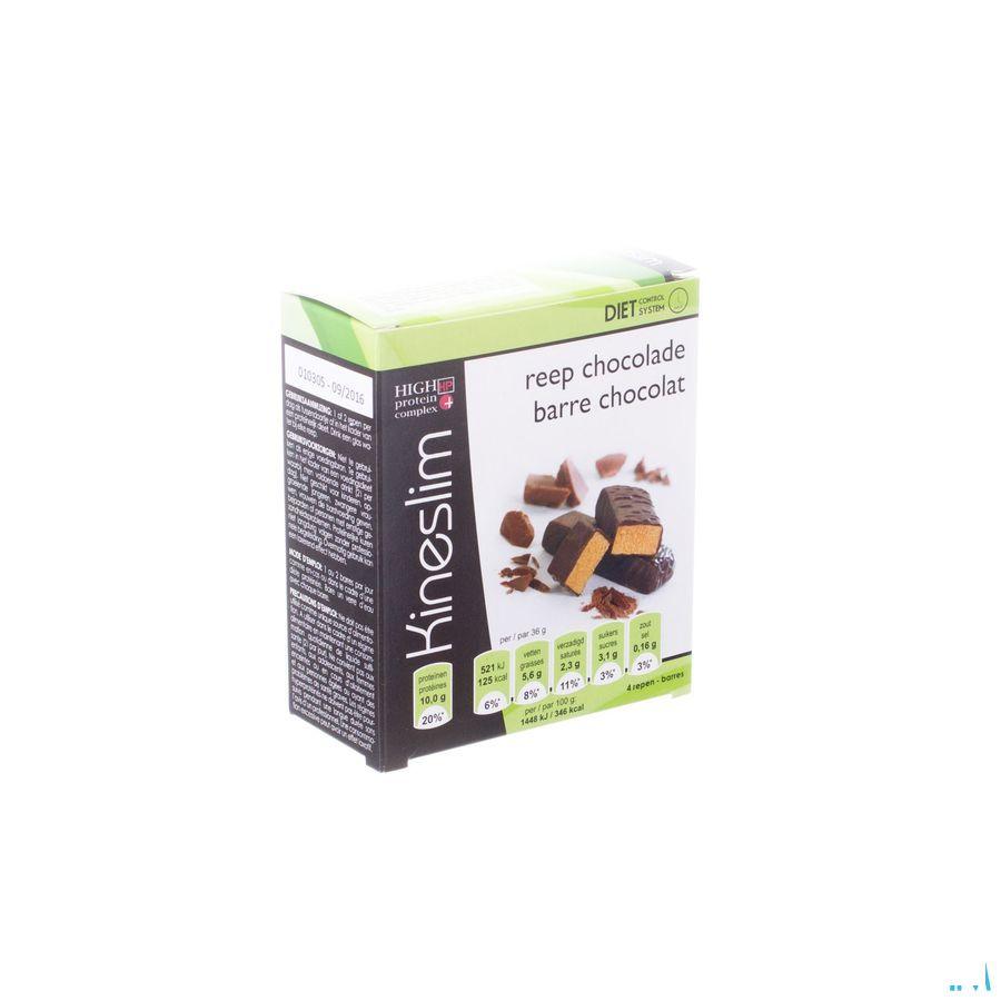 Kineslim Reep Chocolade 4x36g  -  Ocebio