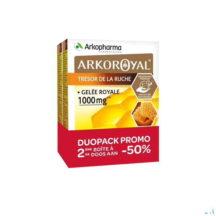 Arkoroyal Gelee Royale Duopack Caps 2X30  -  Arkopharma 
