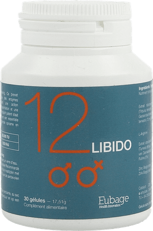 Eubage 12 Mannelijk Prestatievermogen Capsule 30 