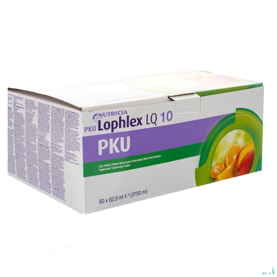 Pku Lophlex Lq 10 Juicy Tropical 60x62,5 ml  -  Nutricia