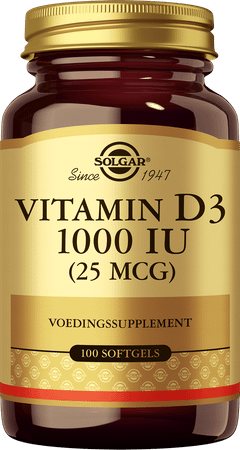 Solgar Vitamin D-3 25mcg/1000IESoftgel 100  -  Solgar Vitamins