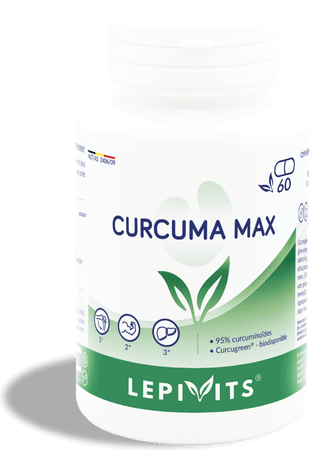 Lepivits Curcuma Max Pot Caps 60 Nf  -  Lepivits