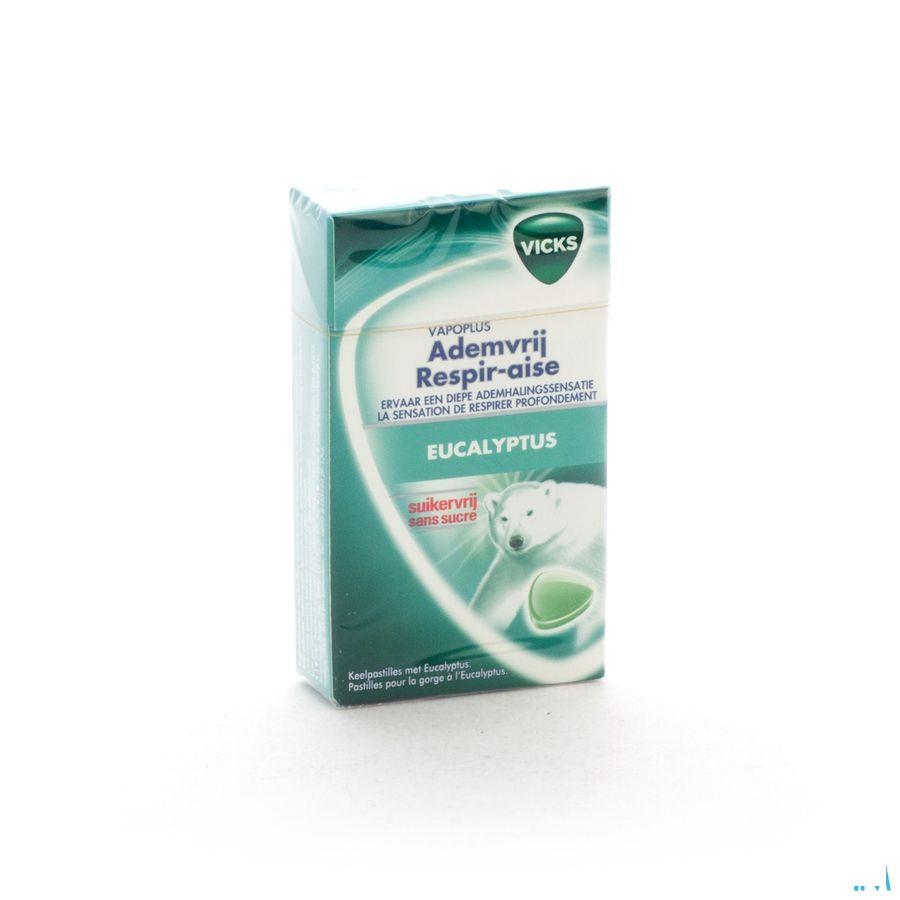 Vicks Ademvrij zonder suiker 40 gr Box
