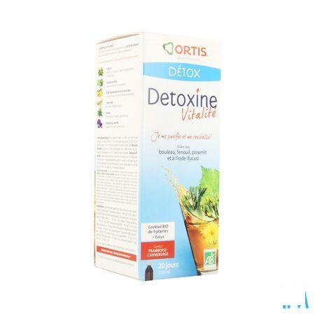 Ortis Detoxine Vitalite Framb.veenbes Fuc.bio250 ml  -  Ortis