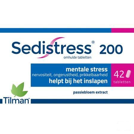 Sedistress 200 Omhulde Tabletten 42  -  Tilman