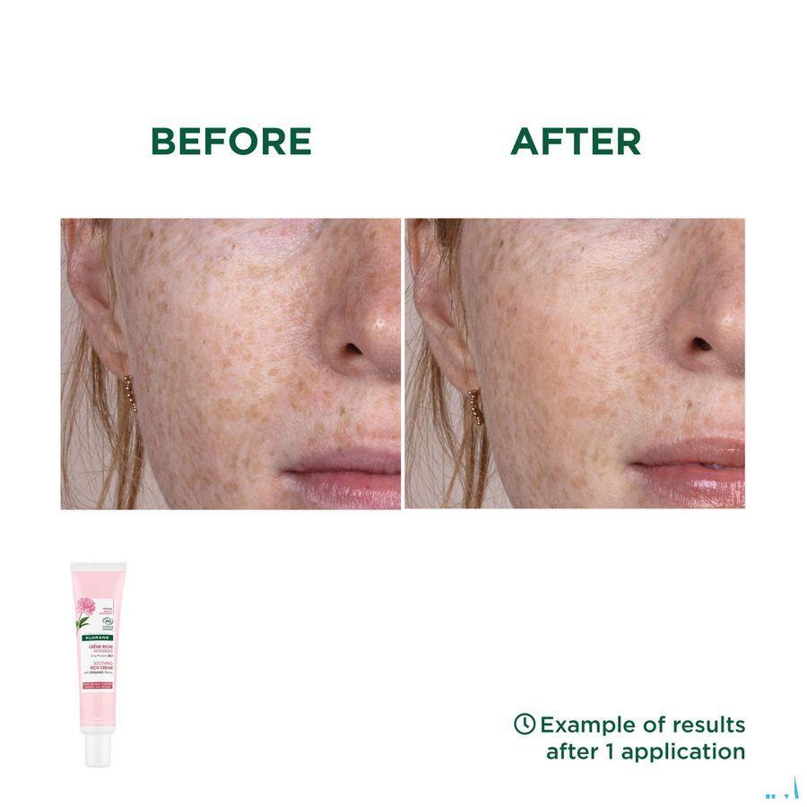 Klorane Gezicht Rijke Cr Pioenroos Bio 40 ml
