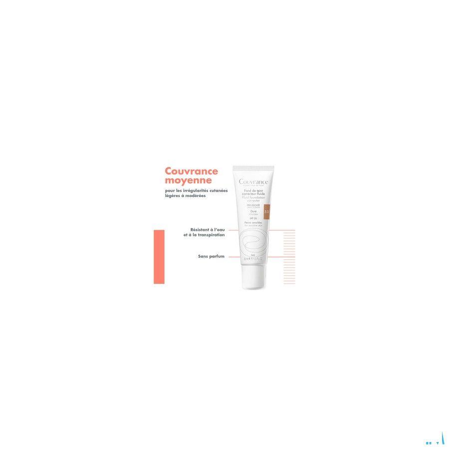 Avene Couvrance Fdt Correct. Fluide 5 Dore 30 ml  -  Avene
