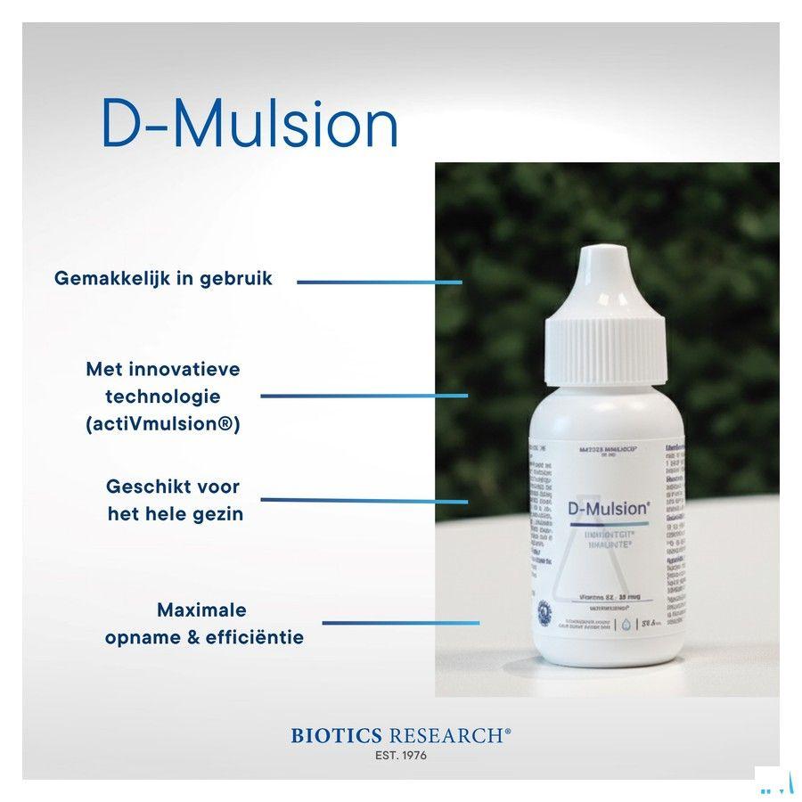 Biotics D-Mulsion (Vitamine D) 29.6 ml  -  Energetica Natura
