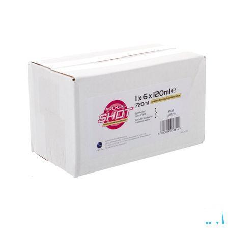 Pro-cal Shot Banaan 6x120 ml 
