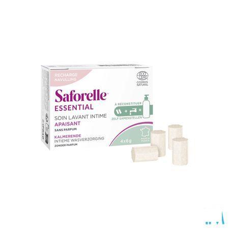 Saforelle Essent. Soin Lav.Int.Apais. Pdr Rech.4 x 6G