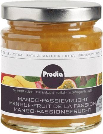 Prodia Broodbeleg Extra Mango-passievr. 215 gr 5645  -  Revogan
