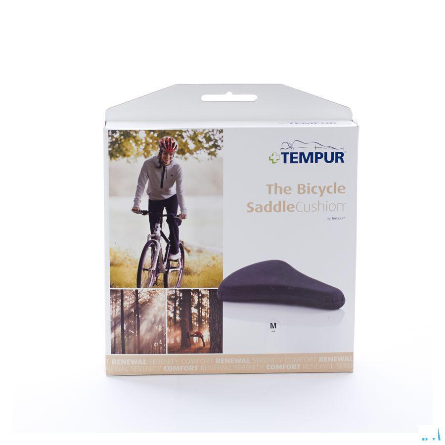 Tempur Fietszadel 27x25cm Zwart M  -  Distrac