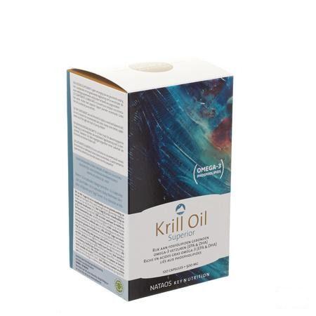 Krill Oil Superior GelCapsule 120x500 mg  -  Ojibwa-De Roeck