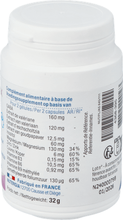 Ergyrelax Caps 60  -  Laboratoire Nutergia