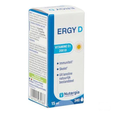 Ergy D Flacon 15 ml  -  Lab. Nutergia