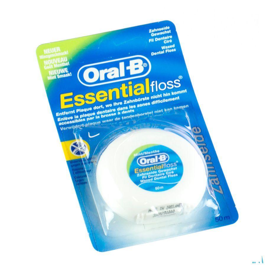 Oral-B Floss Esssential Floss Mint Waxed 50m