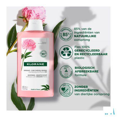 Klorane Capil. Sh Pioenroos Bio 400 ml