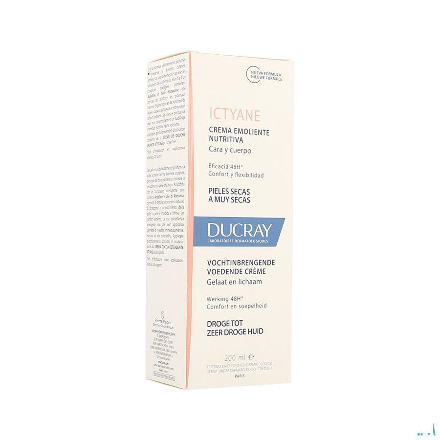 Ducray Ictyane Creme Anti uitdroging Tube 200 ml