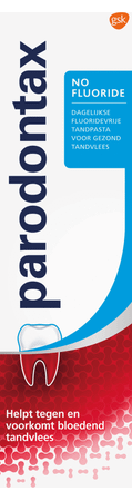 Parodontax Tandpasta No Fluoride 75  ml Nf