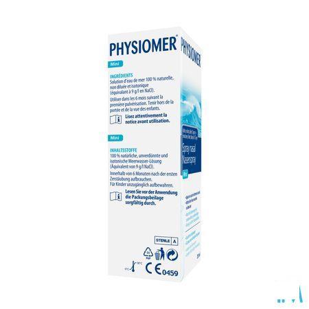 Physiomer Mini Spray 20 ml New