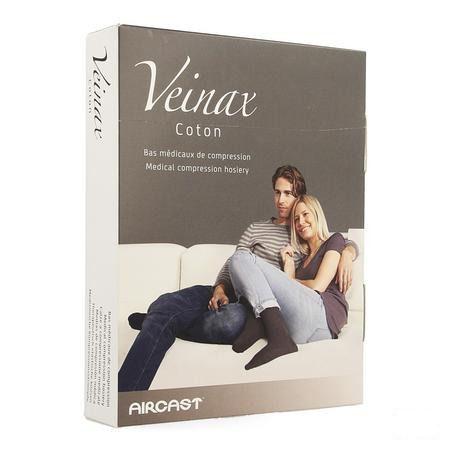 Veinax Chausset.homme Coton 2 Long Bl.marine 3