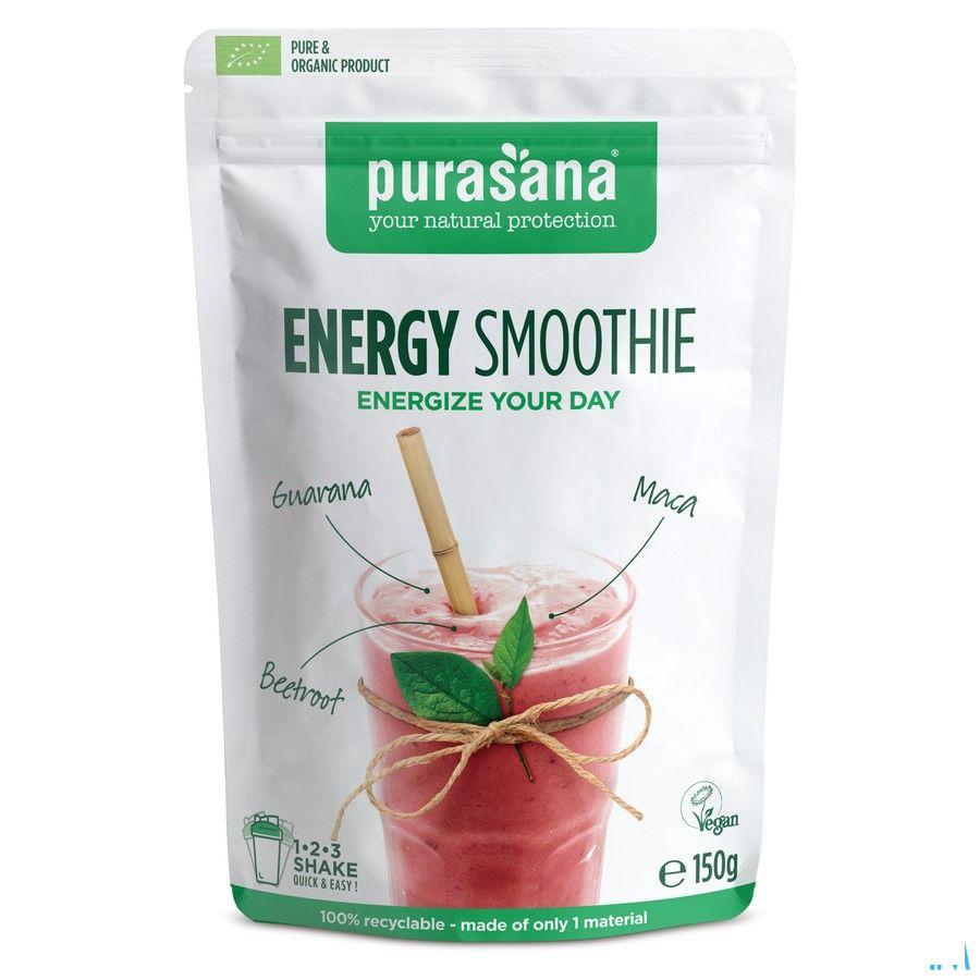 Purasana Energy Smoothie Poeder 150 gr Be-bio-02