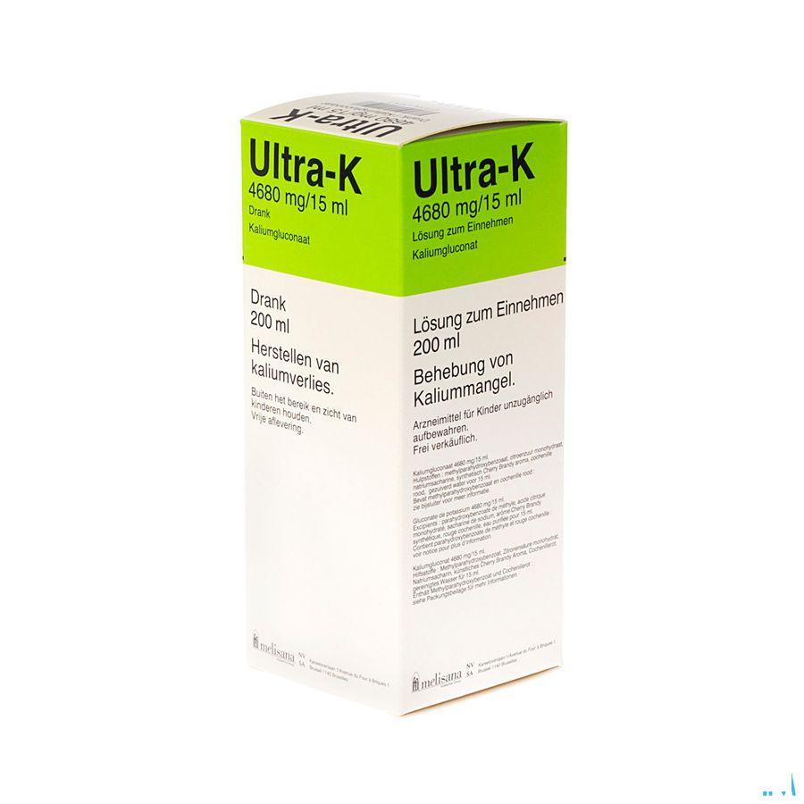 Ultra K Solution Potassium 200 ml  -  Melisana