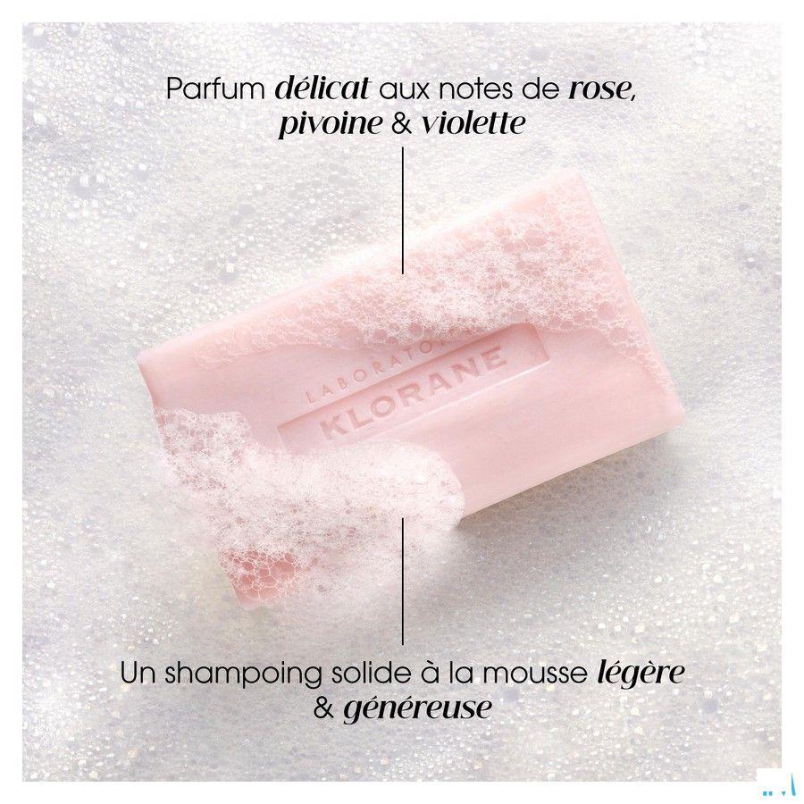 Klorane Capil. Shampoo Bar Pioenroos 80 gr