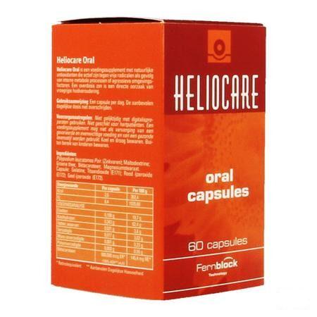 Heliocare Oral Huidbesch.uva-uvb Anti age Pot Capsule 60  -  Hdp Medical Int.