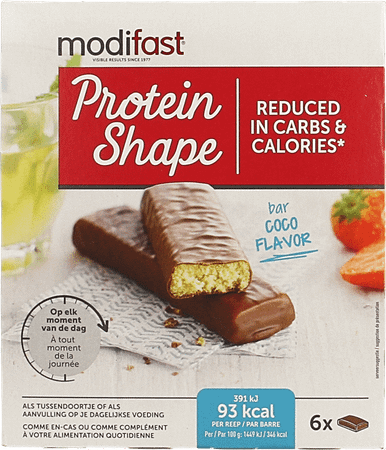 Modifast Prot.shape Bar Ch.noix C.6x27g 2709632  -  Nutrition & Sante