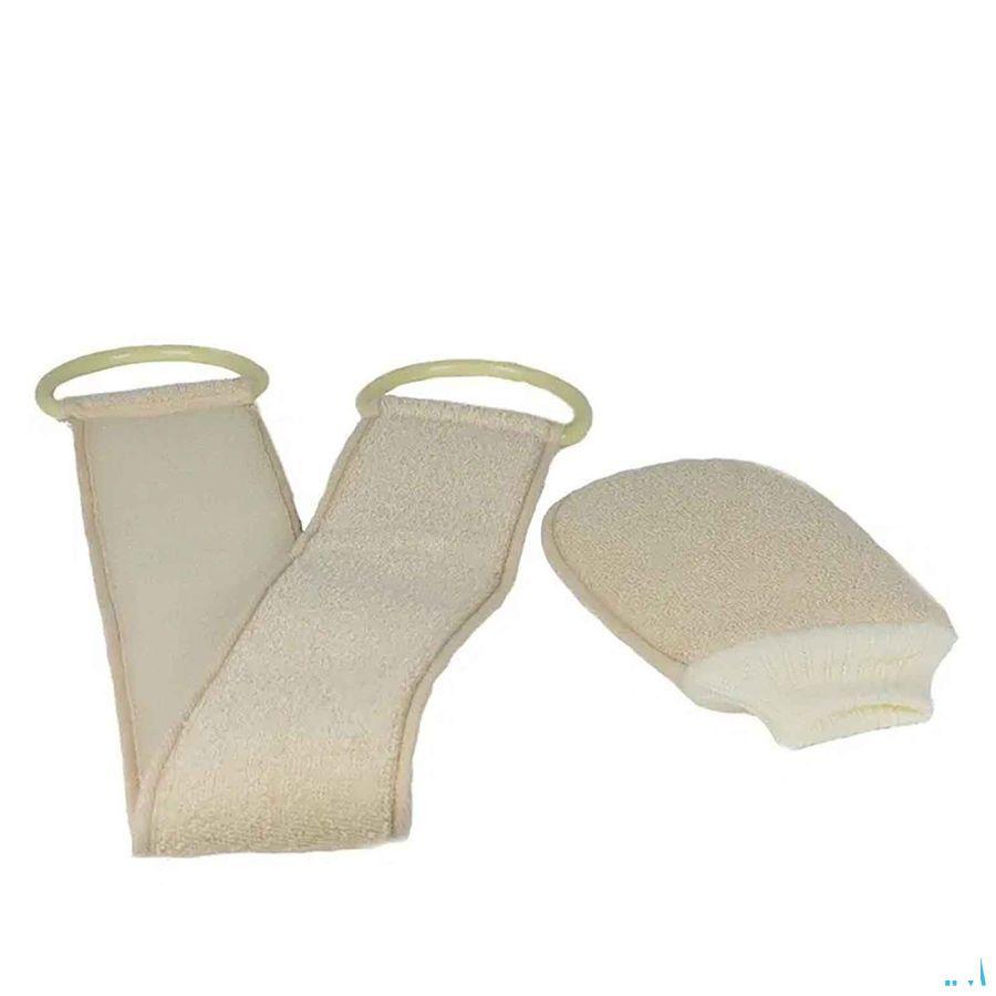 Handdoek Met Handvatten + bijhorend Washandje 