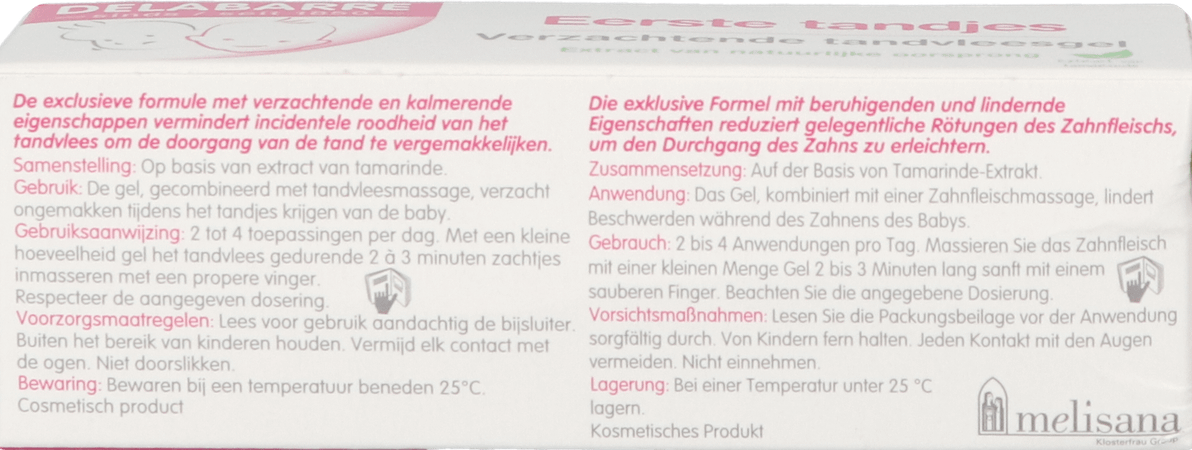 Delabarre Eerste Tandjes Tube Gel 20 gr