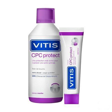 Vitis Cpc Protect Bain Bouche 500 ml  -  Dentaid