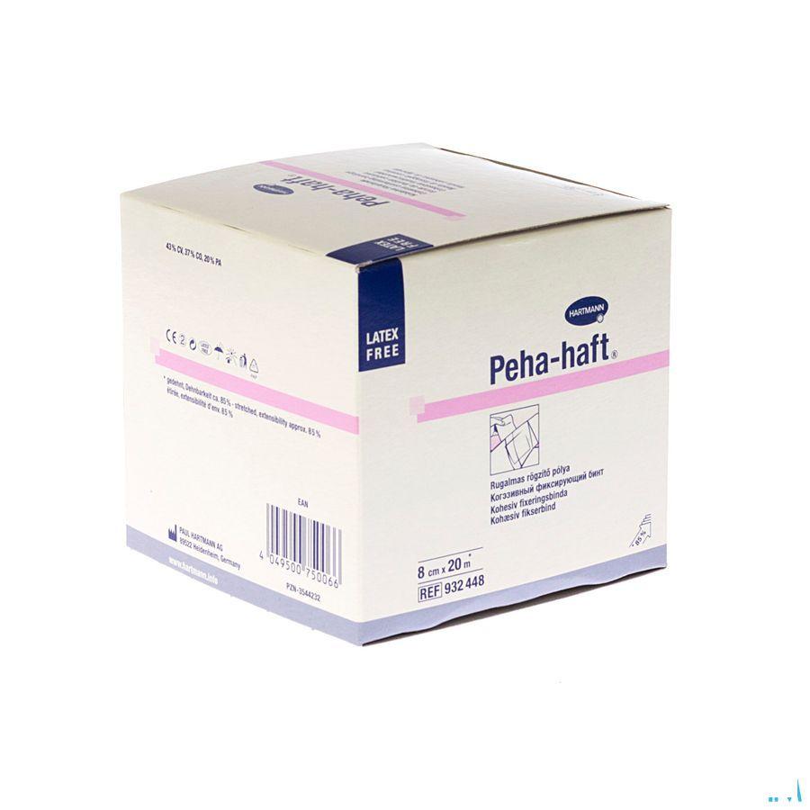 Peha-haft Latexfree 8cmx20m 1 P/s  -  Hartmann
