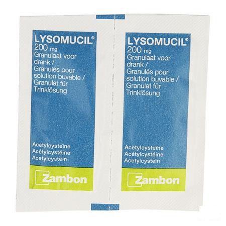 Lysomucil 200 Gran Zakjes 30 X 200 mg