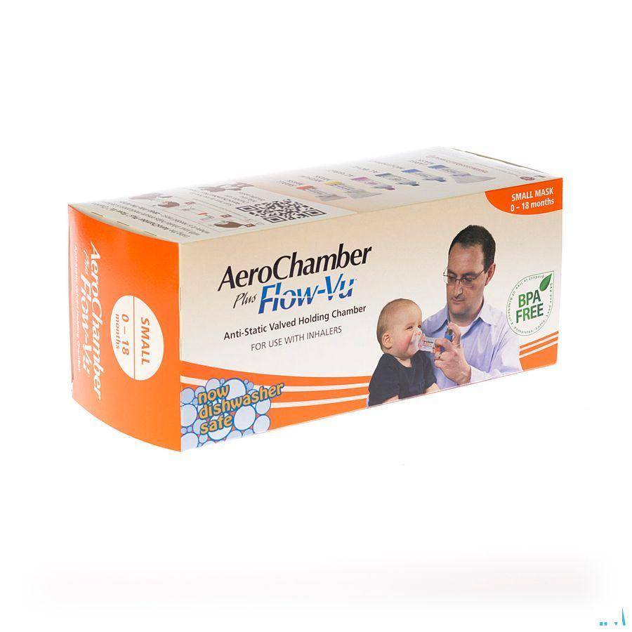 Aerochamber Plus Anti static + flow-vu-mask Baby  -  Hospithera