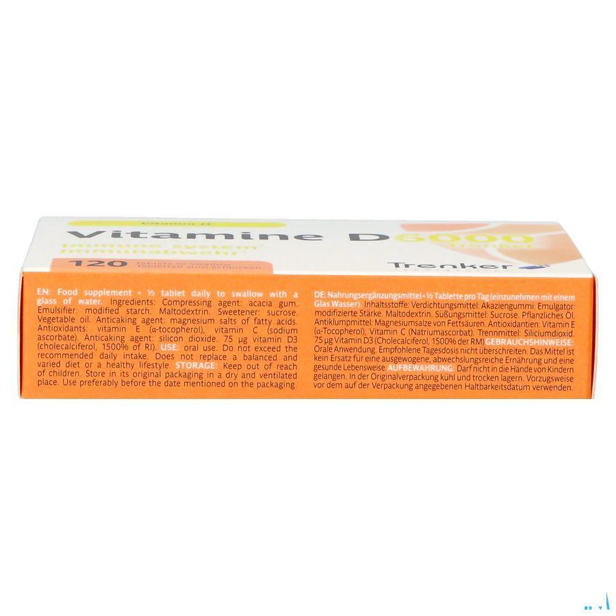 Vitamine D6000 Trenker Tabl 120