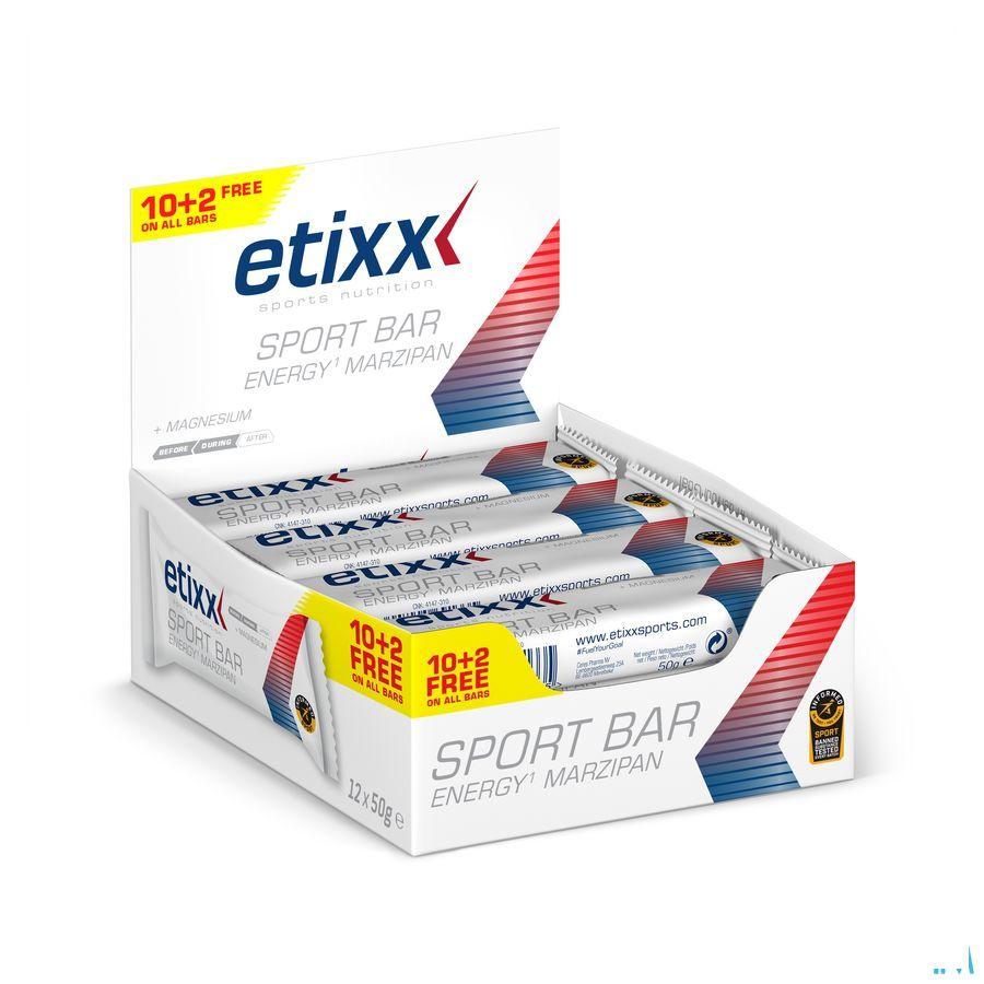 Etixx Energy Marzipan Sport Bar 12x50 gr 