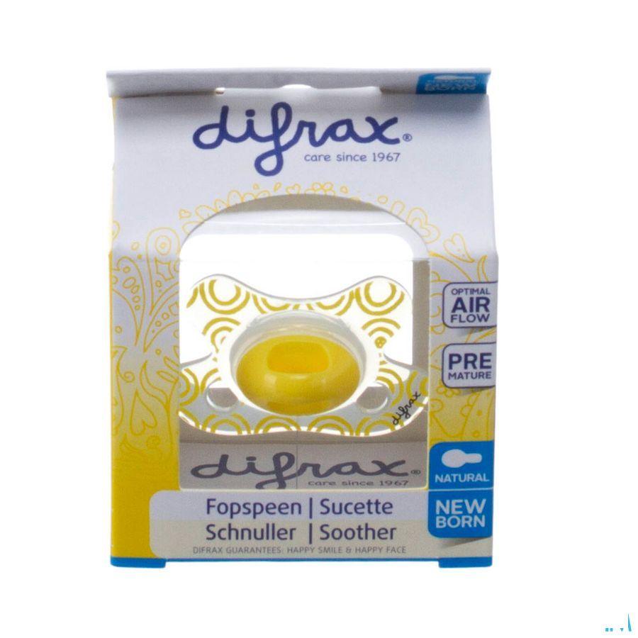 Difrax Fopspeen Natural Newborn  -  Difrax